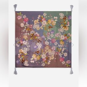 Johnny Was Multicolor Floral Scarf CATHRON SCARF